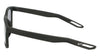 Nike 7345 Eyeglasses / Matte Black / Clear Ar / Size 56