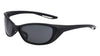 Nike ZONE DZ7356 Sunglasses / Matte Black / Dark Grey / Clear / Size 66