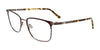OAK NYC O3000 Eyeglasses with Clip-on Sunglasses | Size 54 / Matt Dark Brown & Matt Dark Steel