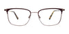 OAK NYC O3000 Eyeglasses with Clip-on Sunglasses | Size 54 / Matt Dark Brown & Matt Dark Steel