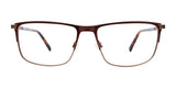 OAK NYC O3001 Eyeglasses with Clip-on Sunglasses | Size 59