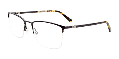 OAK NYC O3002 Eyeglasses with Clip-on Sunglasses Matt Black