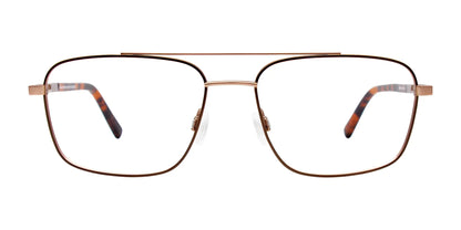 OAK NYC O3003 Eyeglasses with Clip-on Sunglasses | Size 56