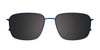 OAK NYC O3003 Eyeglasses with Clip-on Sunglasses | Size 56 / Matt Blue & Matt Grey