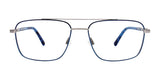 OAK NYC O3003 Eyeglasses with Clip-on Sunglasses | Size 56