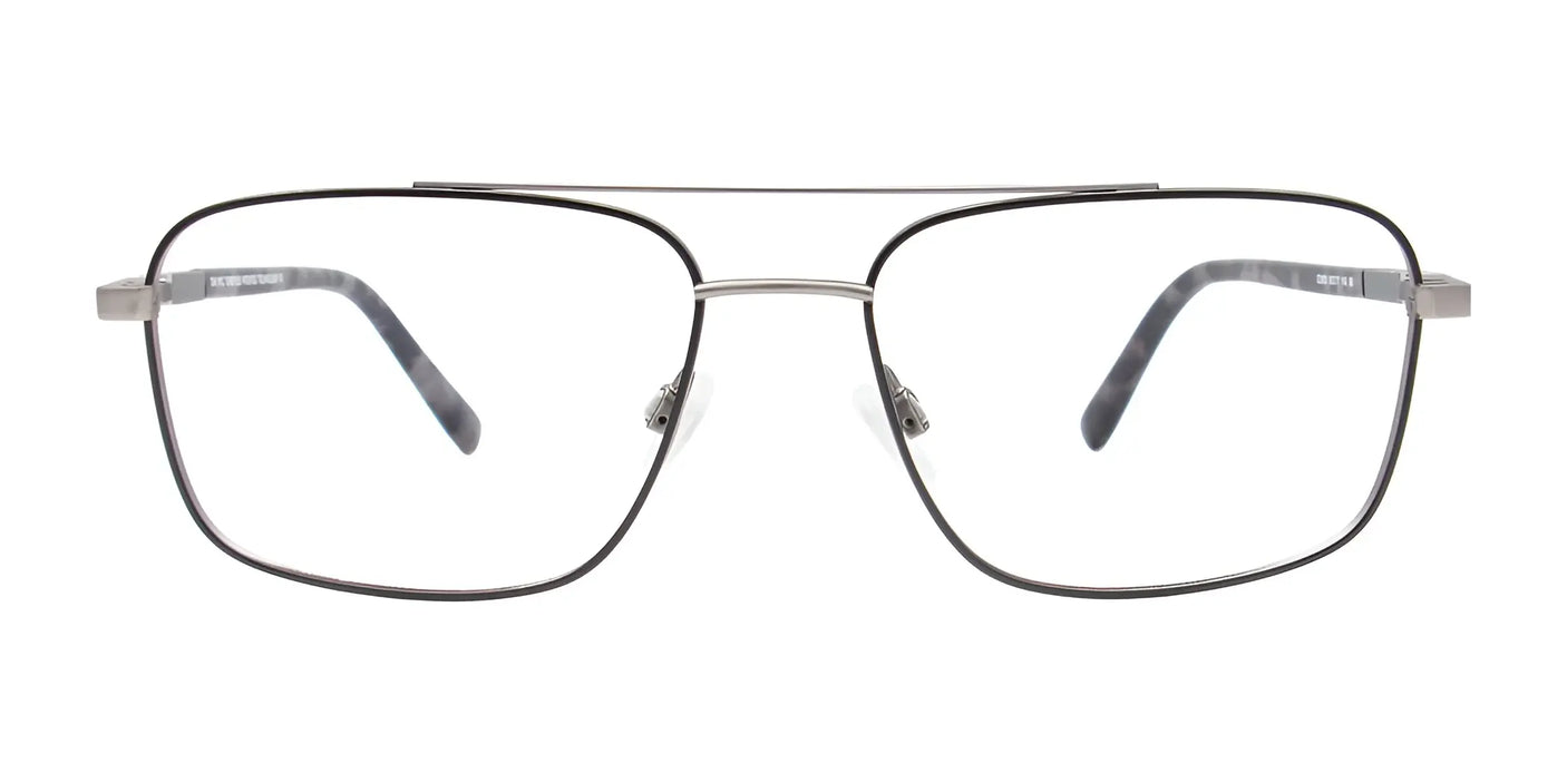 OAK NYC O3003 Eyeglasses with Clip-on Sunglasses | Size 56