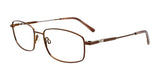 OAK NYC O3004 Eyeglasses with Clip-on Sunglasses | Size 56