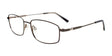 OAK NYC O3004 Eyeglasses with Clip-on Sunglasses Black