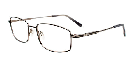 OAK NYC O3004 Eyeglasses with Clip-on Sunglasses Black