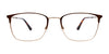 OAK NYC O3007 Eyeglasses with Clip-on Sunglasses | Size 54 / Matt Blue & Matt Silver
