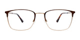 OAK NYC O3007 Eyeglasses with Clip-on Sunglasses | Size 54