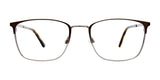 OAK NYC O3007 Eyeglasses with Clip-on Sunglasses | Size 54