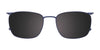 OAK NYC O3007 Eyeglasses with Clip-on Sunglasses | Size 54 / Clip Only (Color №050)