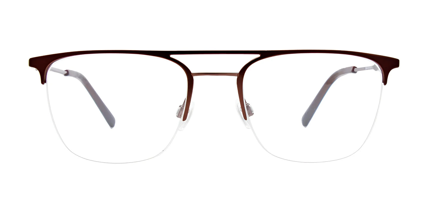 OAK NYC O3008 Eyeglasses with Clip-on Sunglasses | Size 52