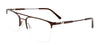 OAK NYC O3008 Eyeglasses with Clip-on Sunglasses | Size 52 / Matt Dark Brown