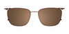 OAK NYC O3008 Eyeglasses with Clip-on Sunglasses | Size 52 / Matt Black