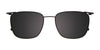 OAK NYC O3008 Eyeglasses with Clip-on Sunglasses | Size 52 / Clip Only (Color №090)