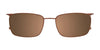 OAK NYC O3009 Eyeglasses with Clip-on Sunglasses | Size 54 / Clip Only (Color №010)