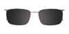 OAK NYC O3009 Eyeglasses with Clip-on Sunglasses | Size 54 / Clip Only (Color №020)