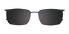 OAK NYC O3009 Eyeglasses with Clip-on Sunglasses | Size 54 / Clip Only (Color №050)