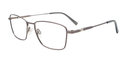 OAK NYC O3010 Eyeglasses with Clip-on Sunglasses Matt Dark Grey & Matt Grey