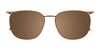 OAK NYC O3011 Eyeglasses with Clip-on Sunglasses | Size 54 / Matt Black