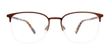 OAK NYC O3011 Eyeglasses with Clip-on Sunglasses | Size 54