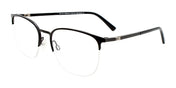 OAK NYC O3011 Eyeglasses with Clip-on Sunglasses | Size 54 / Matt Black