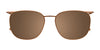 OAK NYC O3011 Eyeglasses with Clip-on Sunglasses | Size 54 / Clip Only (Color №010)