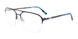 OAK NYC O3012 Eyeglasses with Clip-on Sunglasses | Size 56