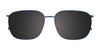 OAK NYC O3012 Eyeglasses with Clip-on Sunglasses | Size 56 / Matt Black
