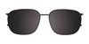 OAK NYC O3012 Eyeglasses with Clip-on Sunglasses | Size 56 / Matt Black