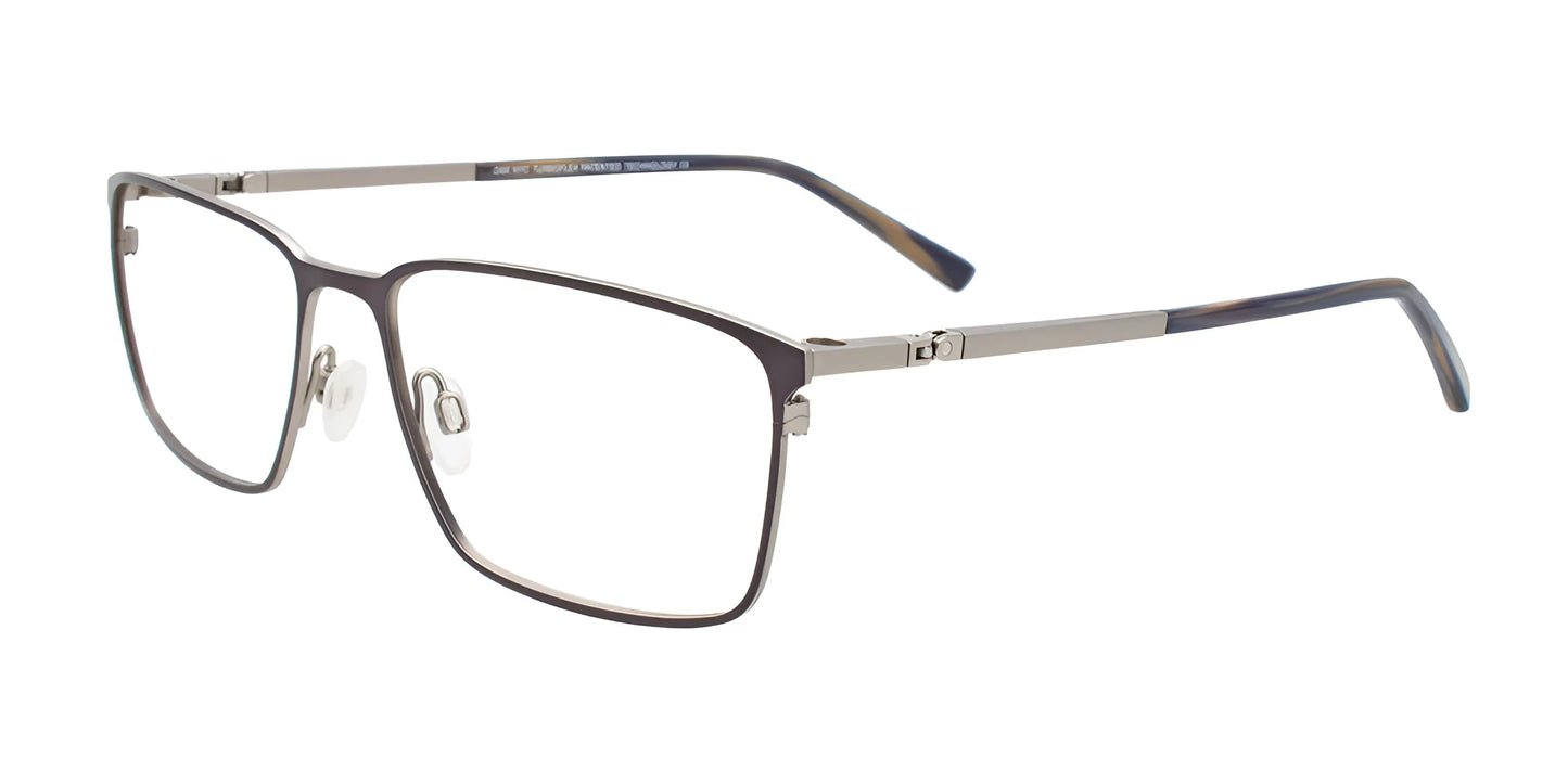 OAK NYC O3013 Eyeglasses Satin Grey & Steel / Satin Grey & Steel