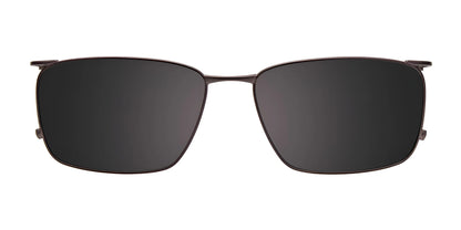 OAK NYC O3013 Eyeglasses with Clip-on Sunglasses | Size 58