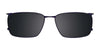 OAK NYC O3013 Eyeglasses with Clip-on Sunglasses | Size 58 / Sat Brown & Light Brown/Sat Brown & Light Brown