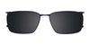 OAK NYC O3013 Eyeglasses with Clip-on Sunglasses | Size 58 / Clip Only (Color №050)