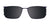 OAK NYC O3013 Eyeglasses with Clip-on Sunglasses | Size 58 / Clip Only (Color №050)