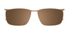 OAK NYC O3014 Eyeglasses with Clip-on Sunglasses | Size 58 / Clip Only (Color №010)