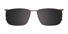 OAK NYC O3014 Eyeglasses with Clip-on Sunglasses | Size 58 / Clip Only (Color №020)
