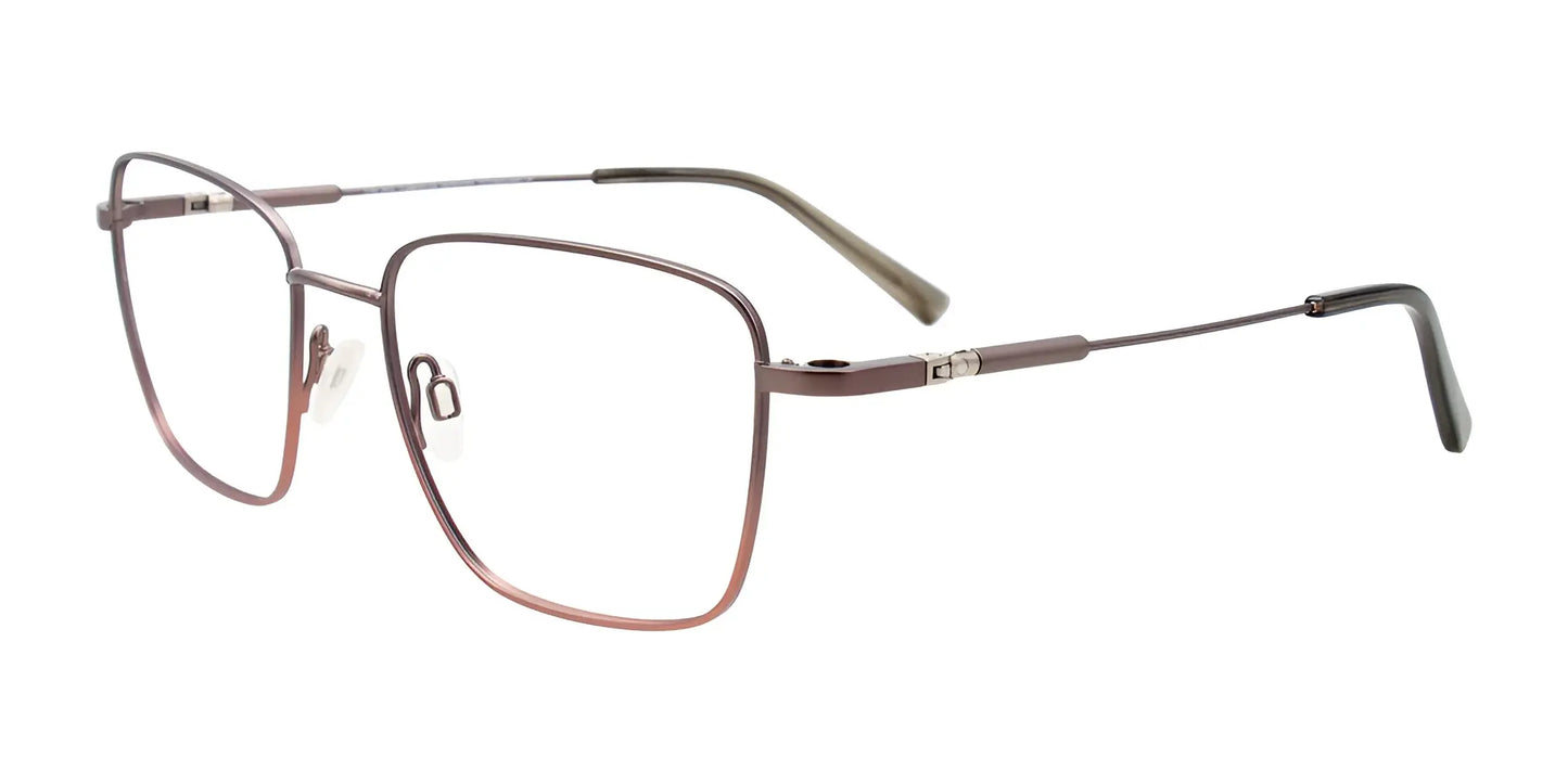 OAK NYC O3015 Eyeglasses with Clip-on Sunglasses Grey & Copper Gradient / Grey