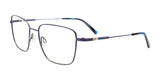 OAK NYC O3015 Eyeglasses with Clip-on Sunglasses | Size 55