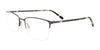 OAK NYC O3016 Eyeglasses with Clip-on Sunglasses | Size 53 / Br Sat Dk St/Dk St Gr Tort