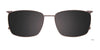 OAK NYC O3016 Eyeglasses with Clip-on Sunglasses | Size 53 / Clip Only (Color №020)