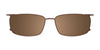 OAK NYC O3018 Eyeglasses with Clip-on Sunglasses | Size 52 / Black & Blue