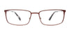 OAK NYC O3018 Eyeglasses with Clip-on Sunglasses | Size 52 / Black & Blue