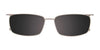 OAK NYC O3018 Eyeglasses with Clip-on Sunglasses | Size 52 / Black & Blue