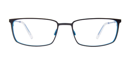 OAK NYC O3018 Eyeglasses with Clip-on Sunglasses | Size 52