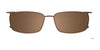 OAK NYC O3018 Eyeglasses with Clip-on Sunglasses | Size 52 / Clip Only (Color №010)