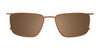 OAK NYC O3019 Eyeglasses with Clip-on Sunglasses | Size 52 / Black & Blue