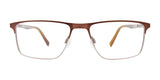 OAK NYC O3019 Eyeglasses with Clip-on Sunglasses | Size 52